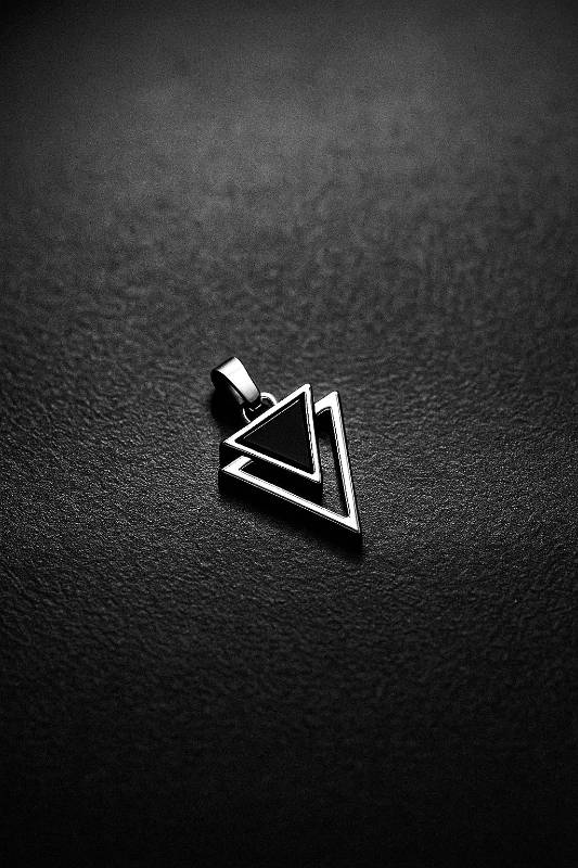 Silver Triangle Pendant