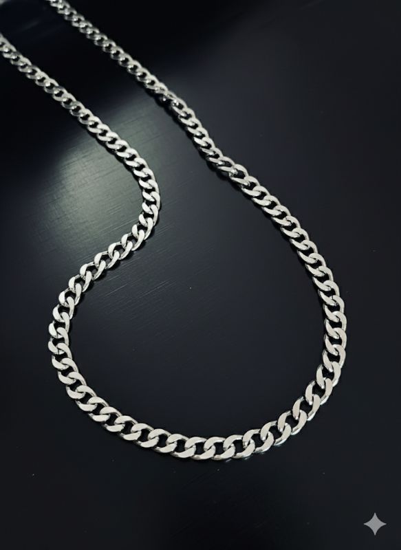 Silver Plated Alloy Chain