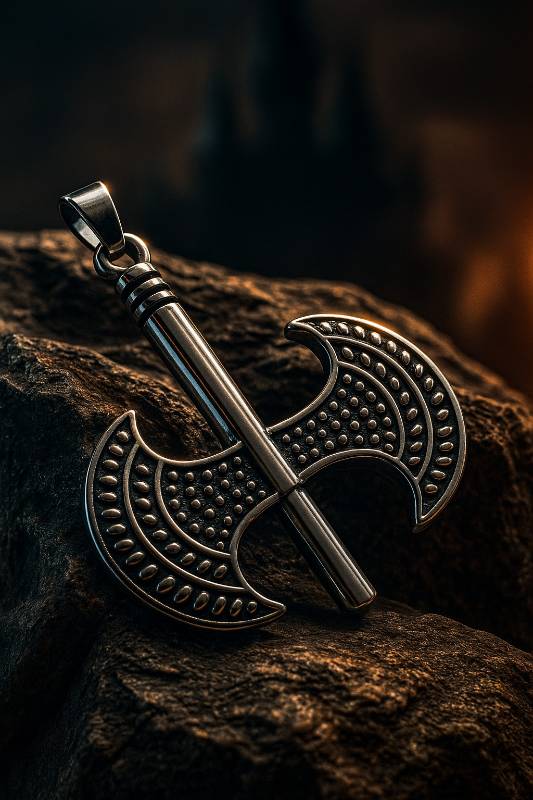 Viking Battle Axe Pendant