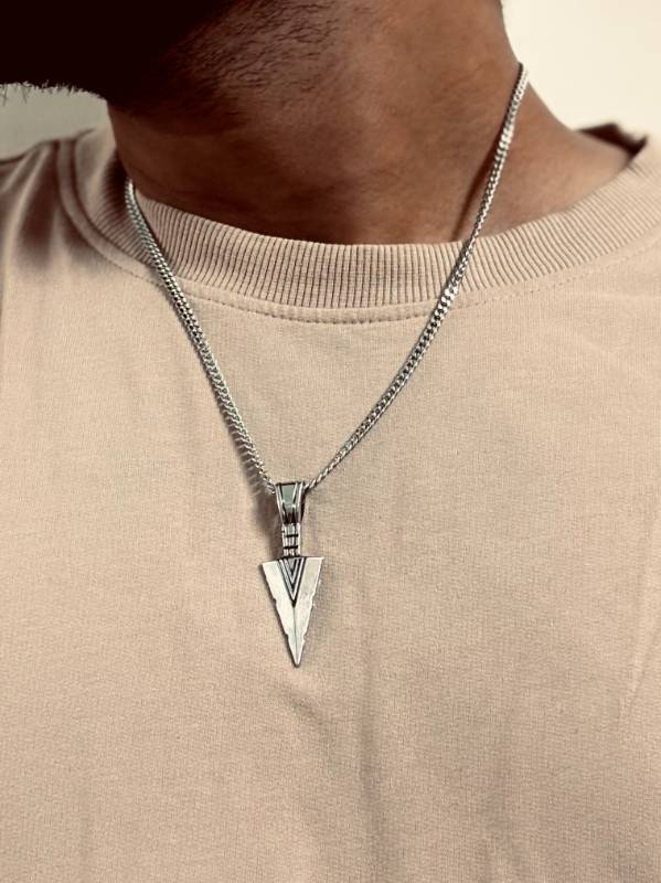Stylish Arrow Stainless Steel Chain Necklace
