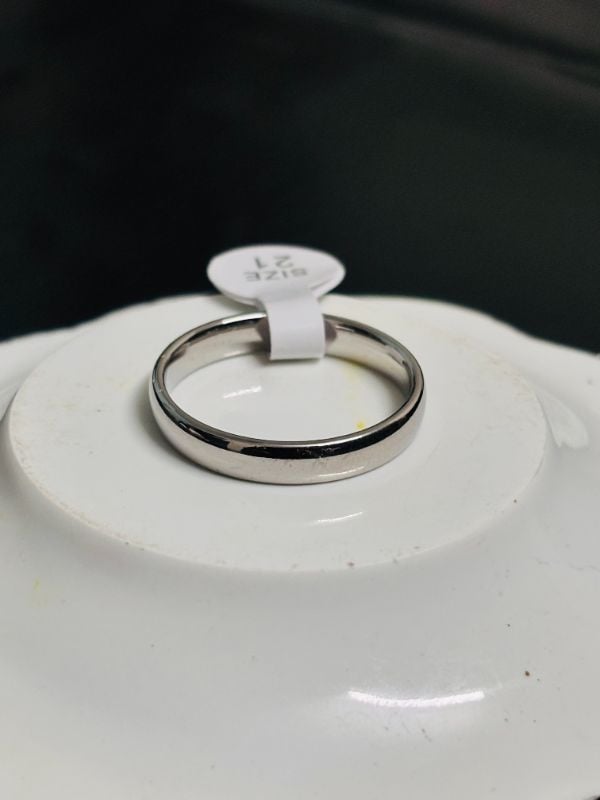 Sterling Stainless Steel Round Ring