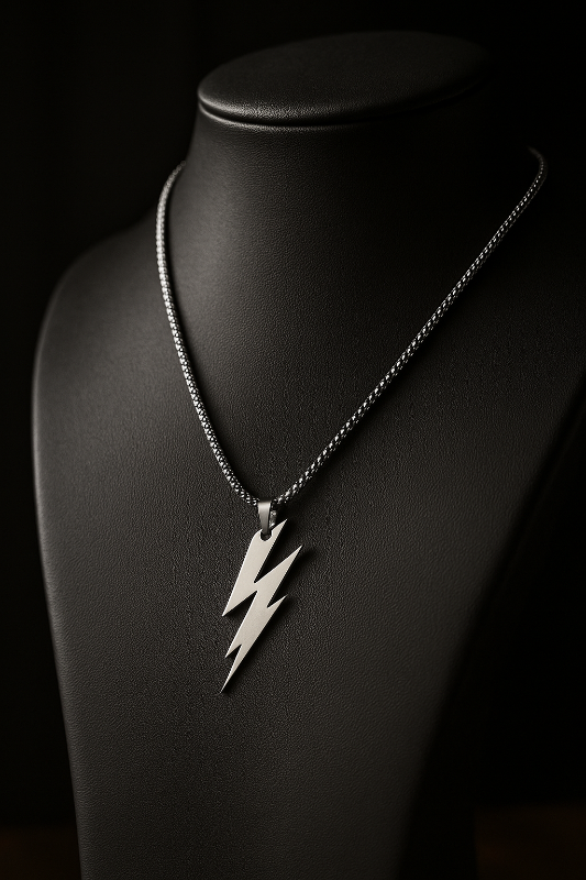 Flash Rolo Box Necklace