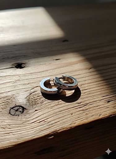 Silver Hoop Earrings