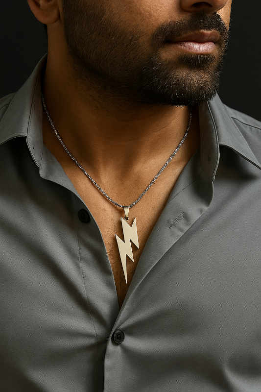 Flash Rolo Box Necklace