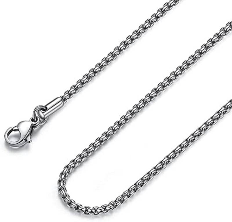 Rolo Box Chain - Silver