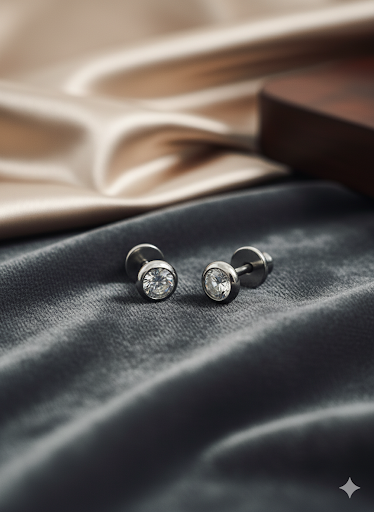 Small Crystal Stud Earrings