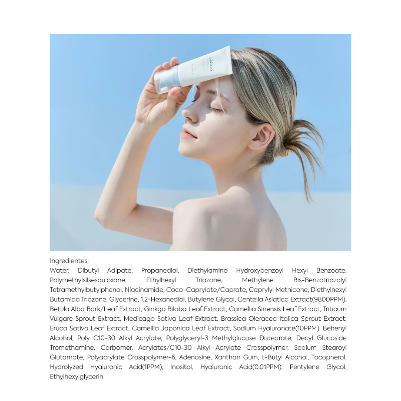 Madagascar Centella Hyalu-
Cica Water-Fit Sun Serum