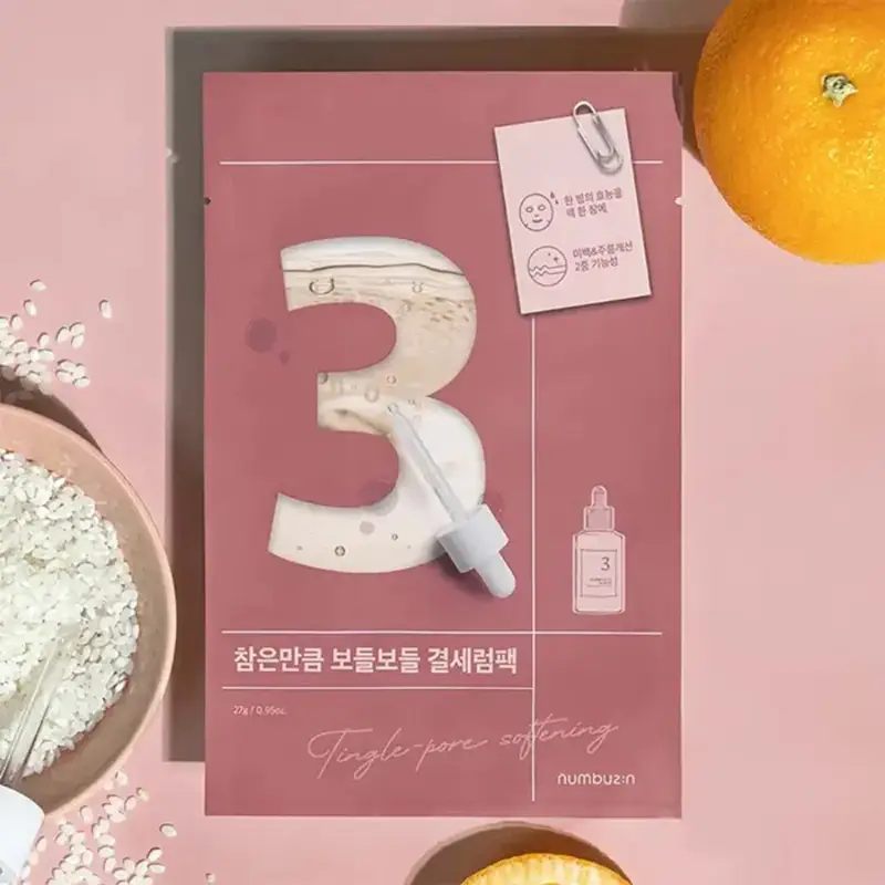 N03
Tingle Pore Softening
Sheet Mask