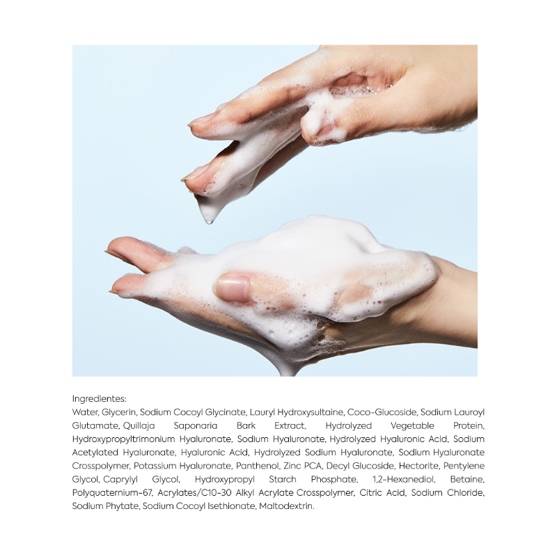 8 Hyaluronic Acid Hydrating
Gentle Foaming Cleanser
