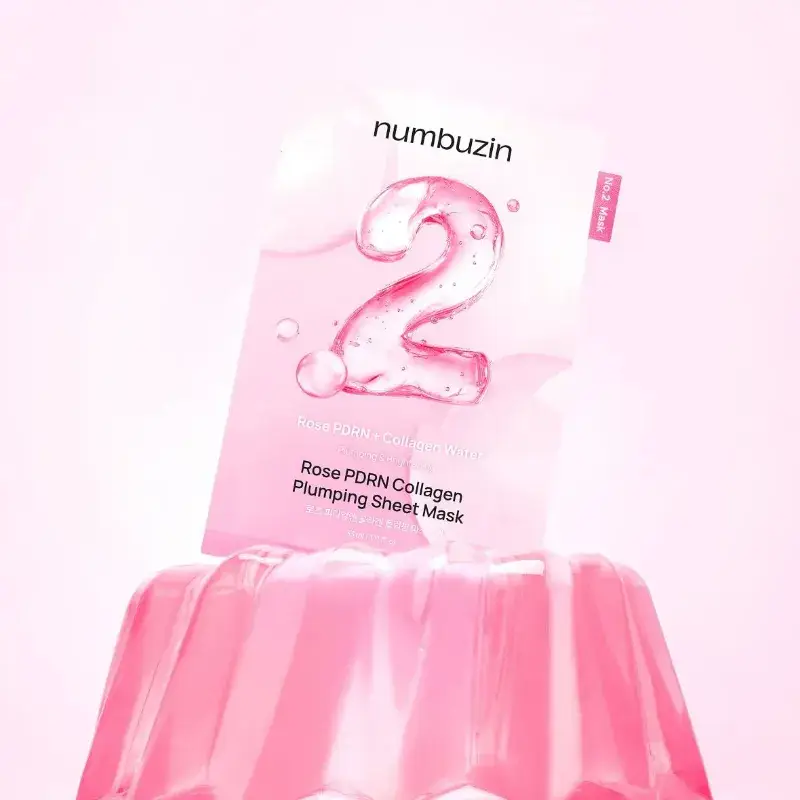 No.2 Rose PDRN Collagen Plumping Sheet Mask