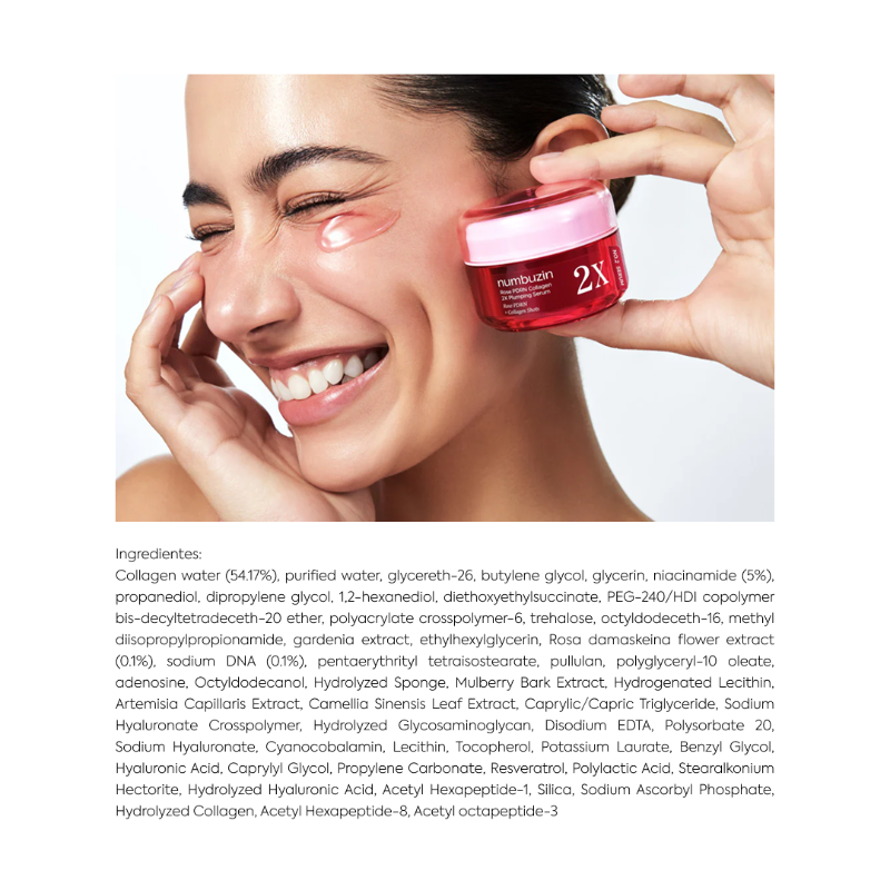 Rose PDRN Collagen 2X Plumping Serum