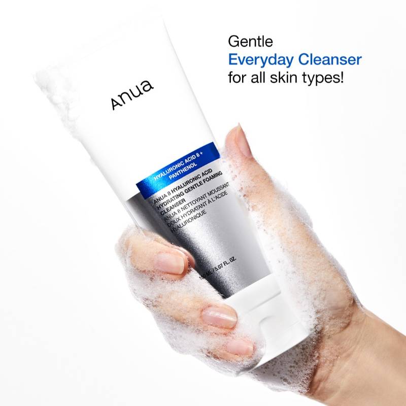 8 Hyaluronic Acid Hydrating
Gentle Foaming Cleanser