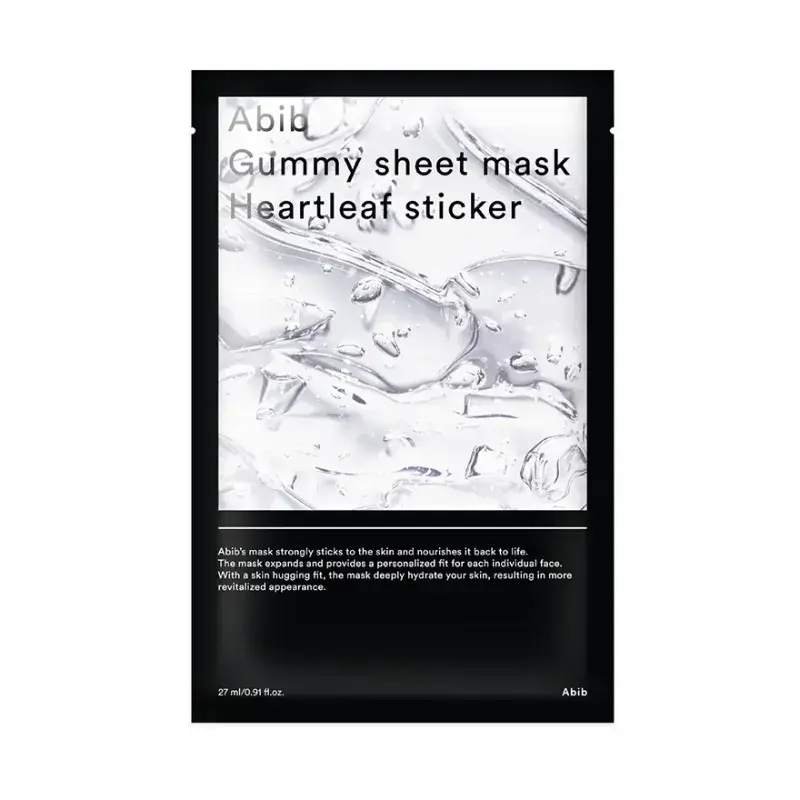 Gummy Sheet Mask
Heartleaf Sticker