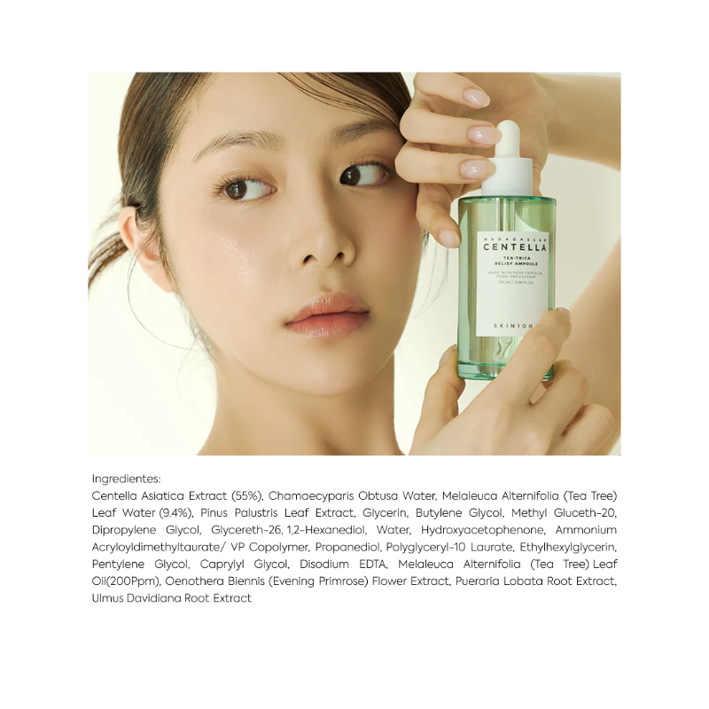 Madagascar Centella Tea
Trica Relief Ampoule