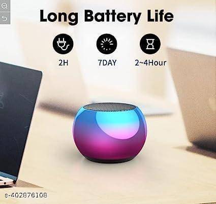 Mini Boost 4 Bluetooth Speaker | 4D Electroplated Steel Wireless Speaker | IP66 Water Resistant – Random Multicolor