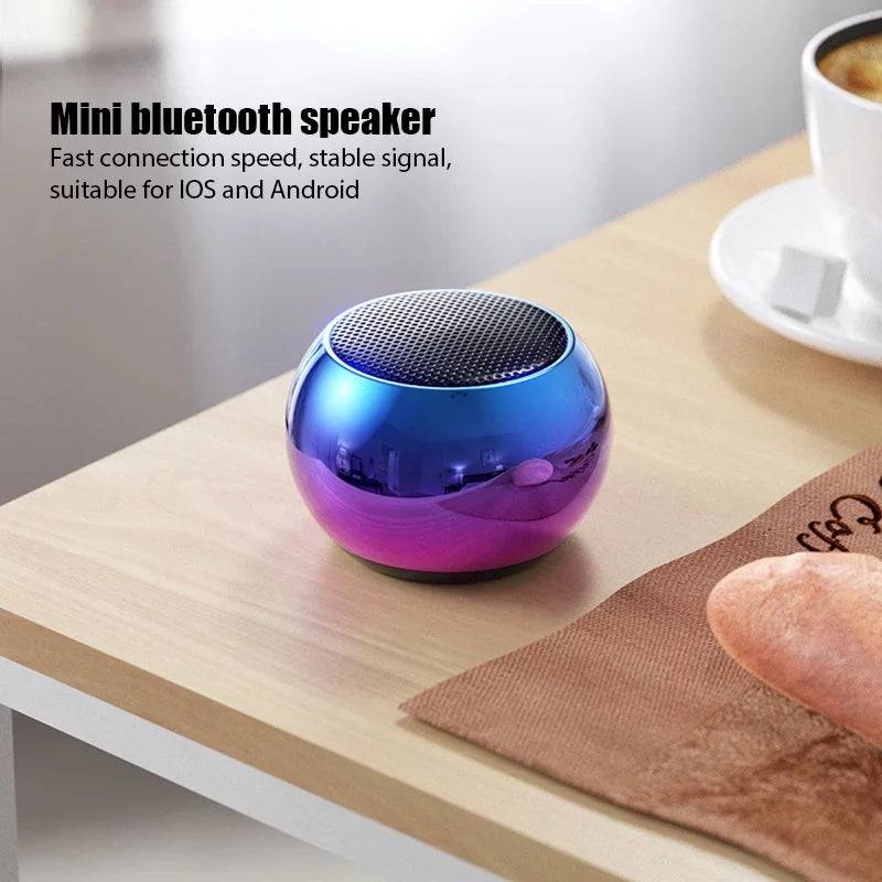Mini Boost 4 Bluetooth Speaker | 4D Electroplated Steel Wireless Speaker | IP66 Water Resistant – Random Multicolor