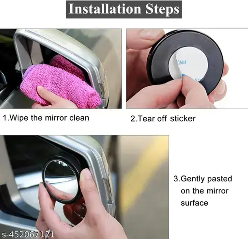HD Convex Blind Spot Mirrors (Pack of 2)