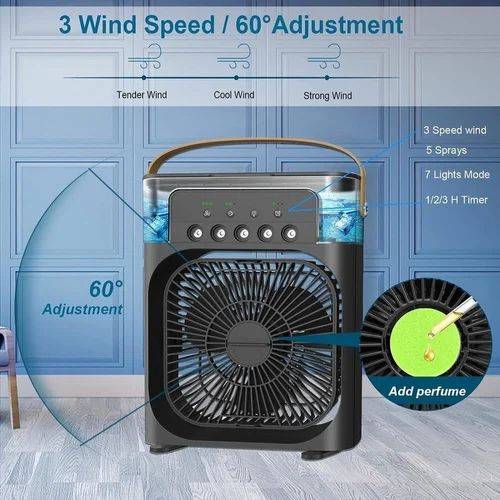 Cooling Fan with Timer & Humidifier
