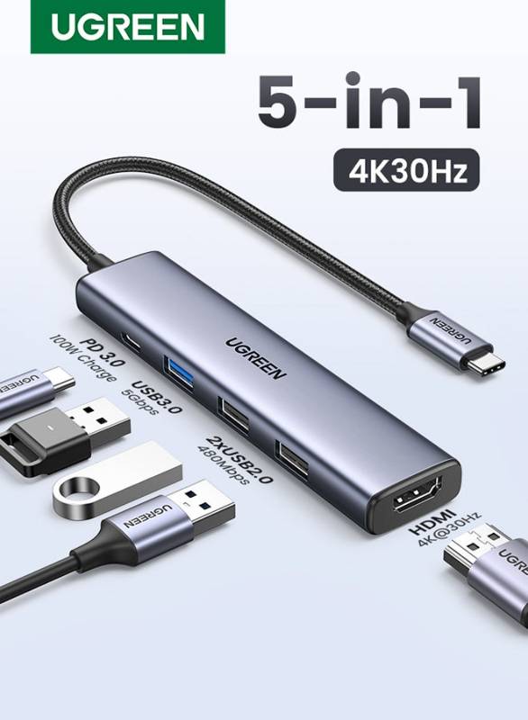 Type‑C to USB HUB 4‑Port USB 3.0 Hub