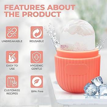 Ice Roller for Face – Reusable & Unbreakable (Men & Women)