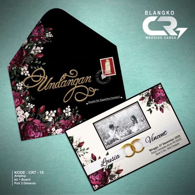 CR 7 Amplop + isi Hard Cover