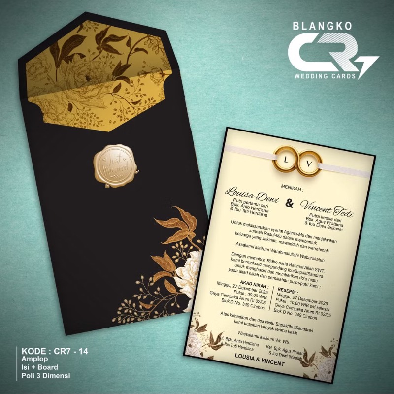 CR 7 Amplop + isi Hard Cover
