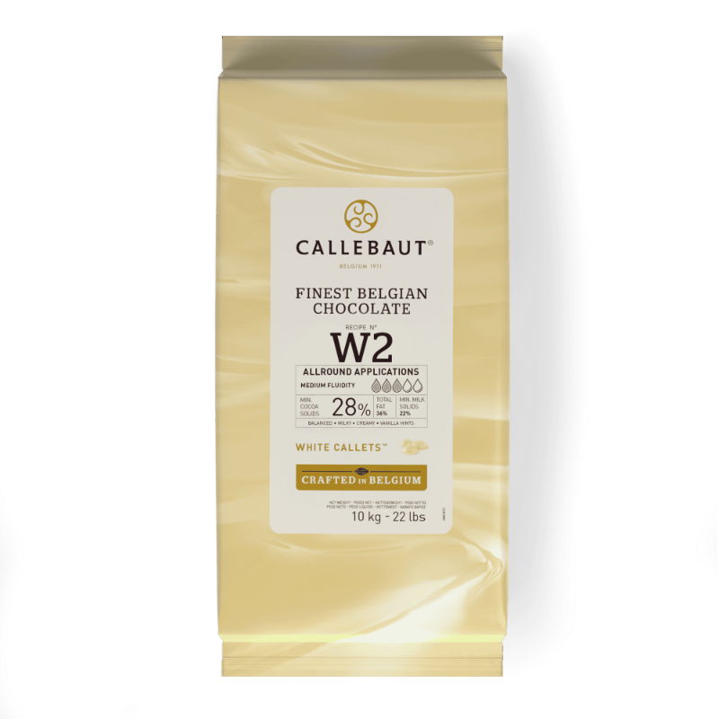 Couverture CALLEBAUT
white 10kg W2NV-01B