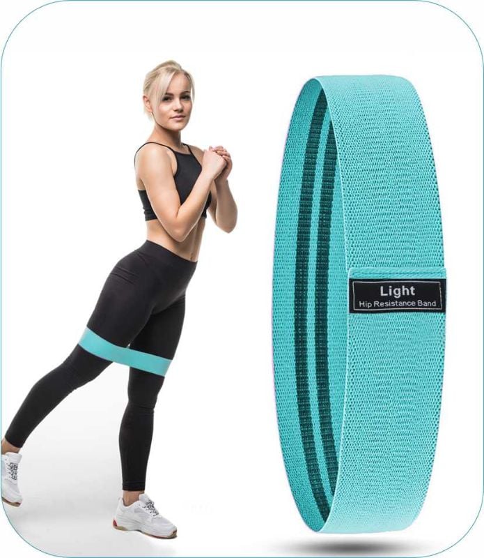 Dyna Fabric Resistance Band – Loop Hip Band for Women & Men