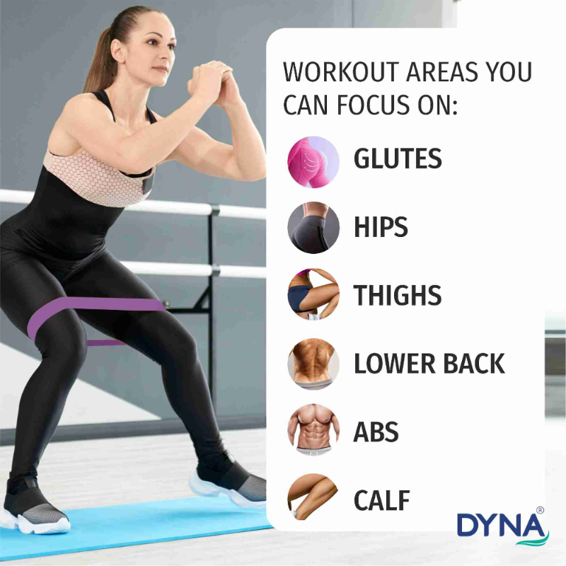 Dyna Fabric Resistance Band – Loop Hip Band for Women & Men