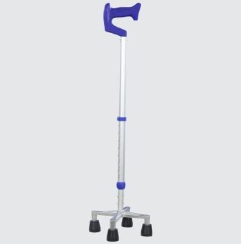 Rehaid Crutch Stick Quadripoid