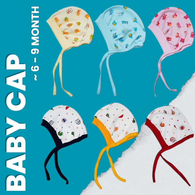 Soft Double Layer Hosiery Cotton Tie Knot Cap 03