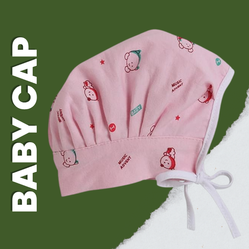 Baby Cotton Printed Cap Tie Knot Cap 05