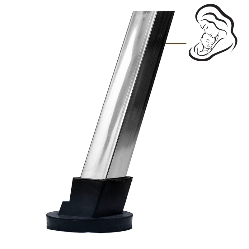 Square Stainless steel Baby Cradle Model: 3202