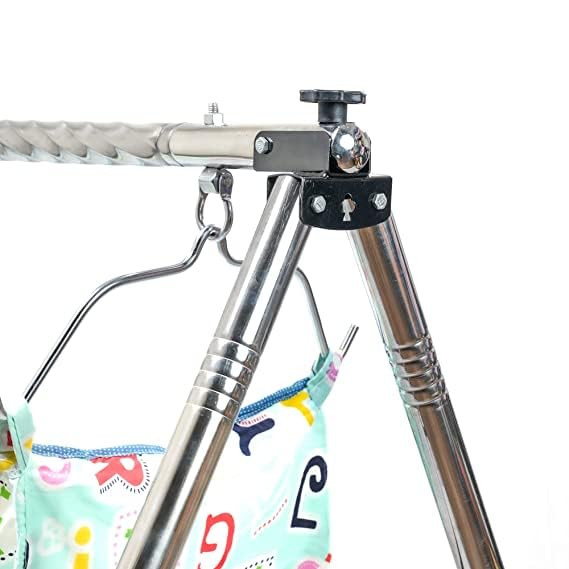 Rounded Stainless steel Baby Cradle Model: 3201