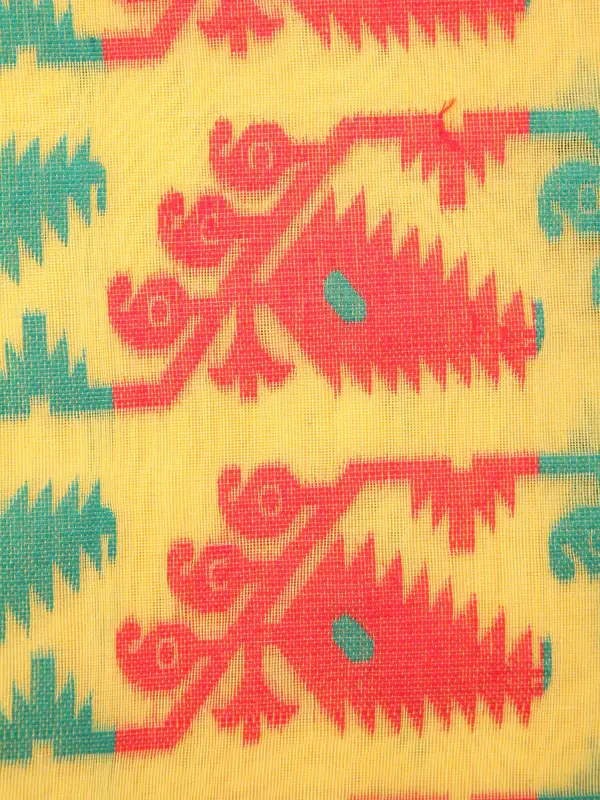 Women`s Tant Cotton Silk Handloom Cotton Blend Saree