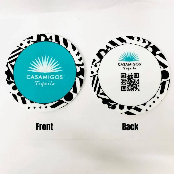 Acrylic Plastic Coaster - TED1087