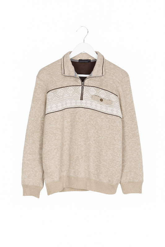 Sweater Zip Pria