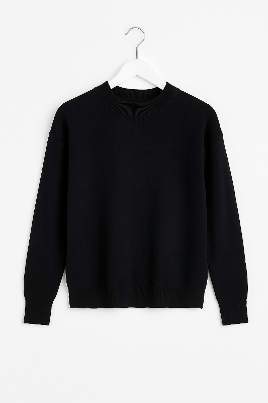 Sweater HItam Unisex