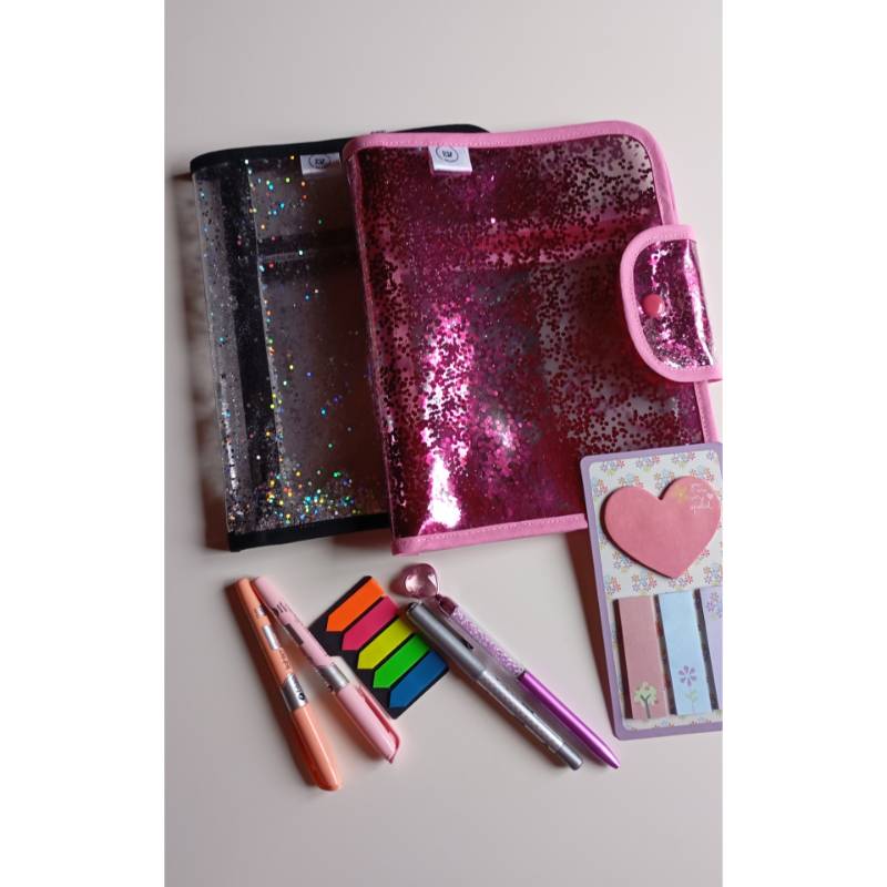 Estuche A5/ Porta agendas estrellas