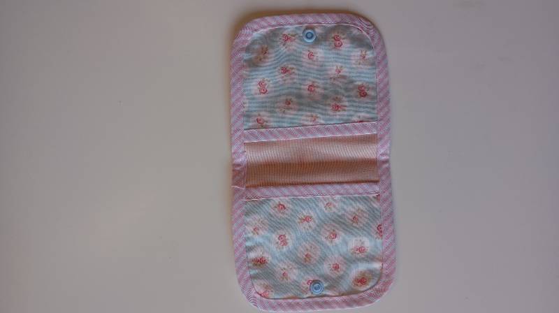 Estuche íntimo celeste rococo