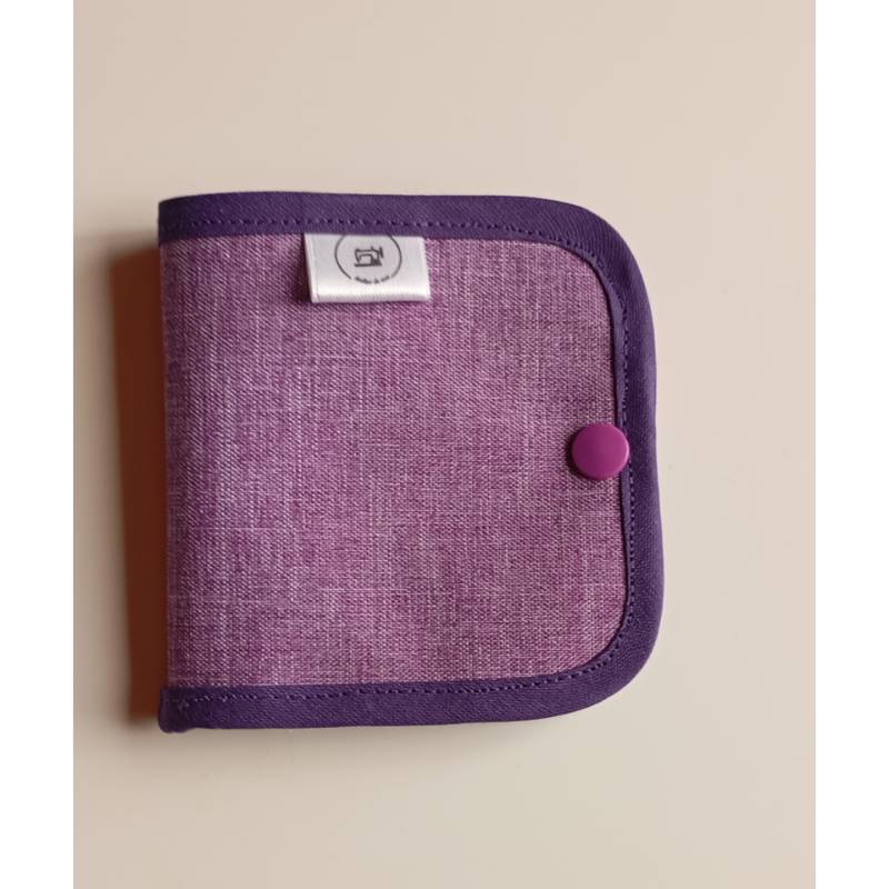 Billetera infantil violeta