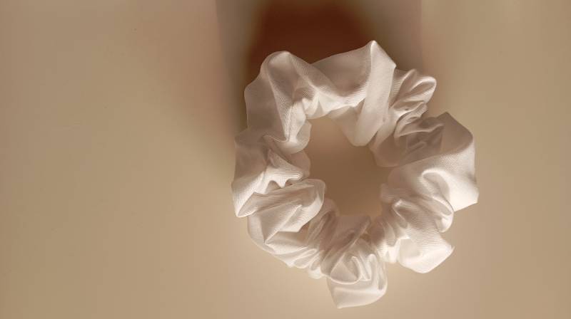 Scrunchies XL blanco