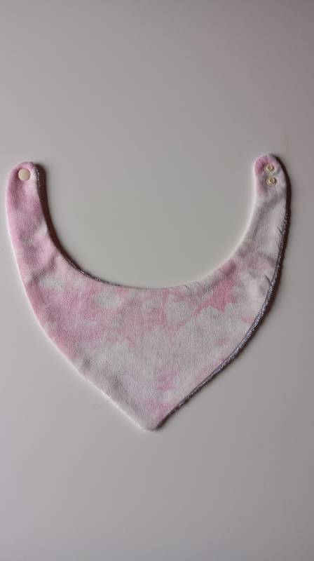 Babero bandana batik rosa 2