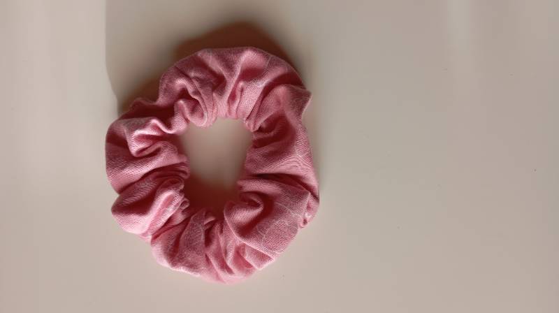 Scrunchies Rosa con elefantes
