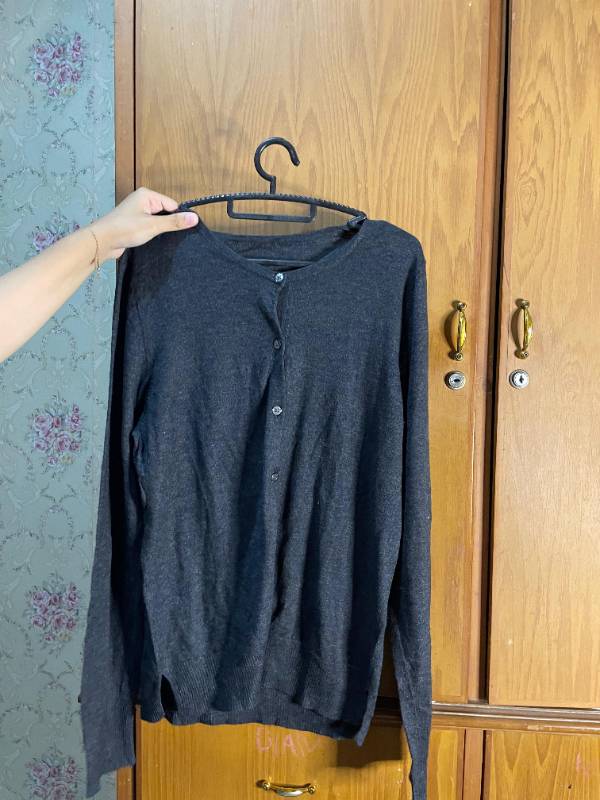 Cardigan Rajut Hitam No Brand #00020