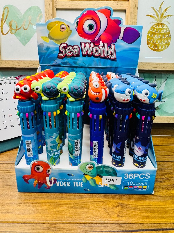 Cute Sea World 10 in 1 Pen