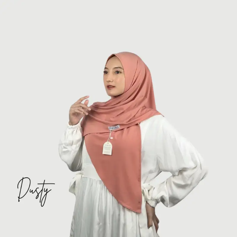 KENZIA Hijab Segitiga Instan Jersey /Segitiga Instan /Jilbab Segitiga Instan