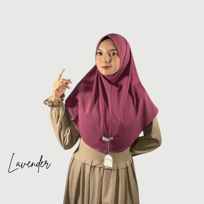 KENZIA Jilbab Instan /Kerudung Seria Jersey/Hijab Malay