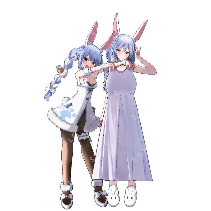 Pekora-Pekomama Standee by Roku