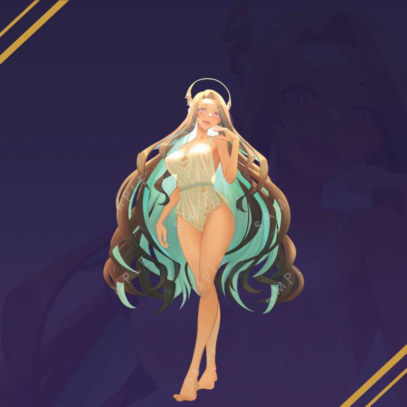 Malpha Ravencroft Lingerie Standee by Pawz212